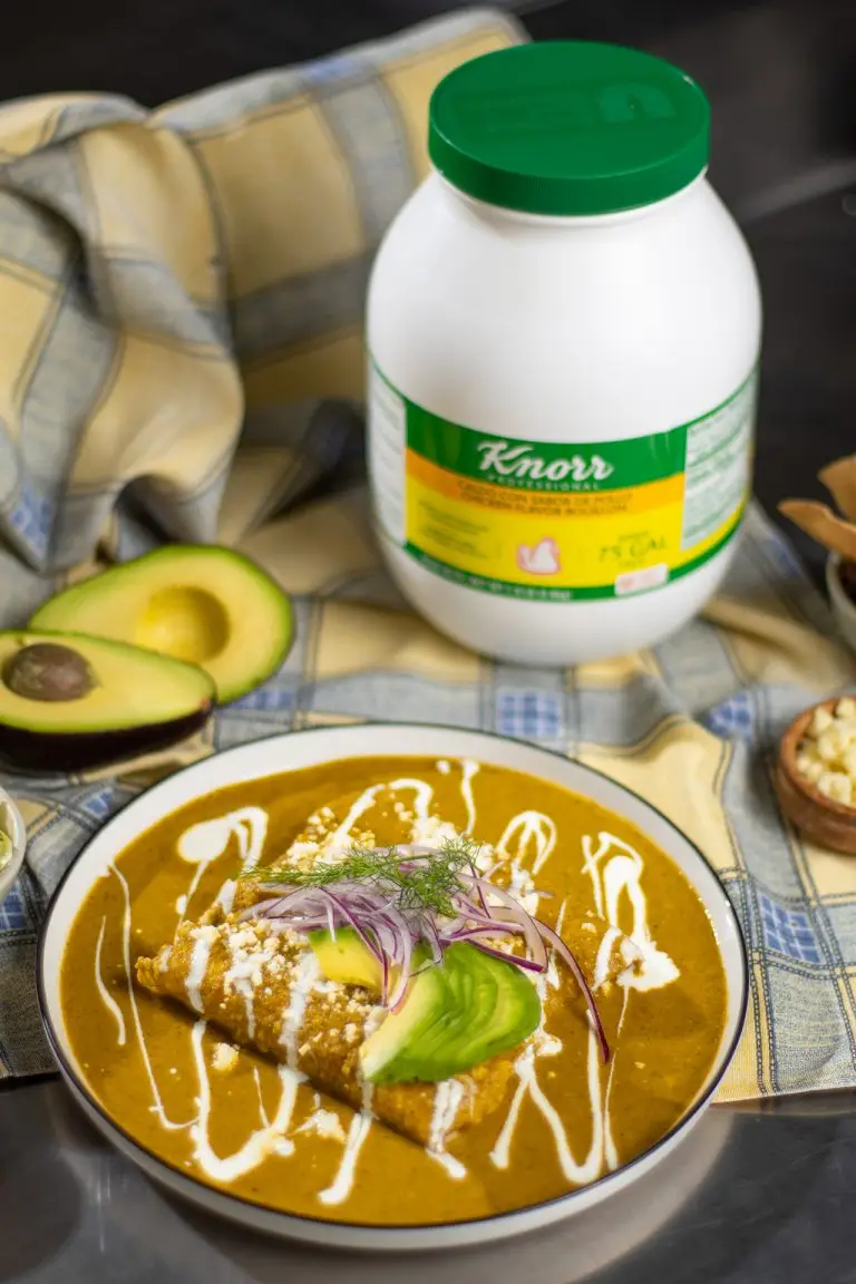 Enchiladas Verdes con Caldo Knorr